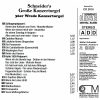Drehorgel-Shop: Schneider's Große Konzertorgel (CD2016)