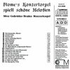 Drehorgel-Shop: Blome's Konzertorgel spielt schöne Melodien (CD2096)